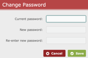 Change Password - Quick Start Guide