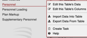 Load Data Tables - Quick Start Guide